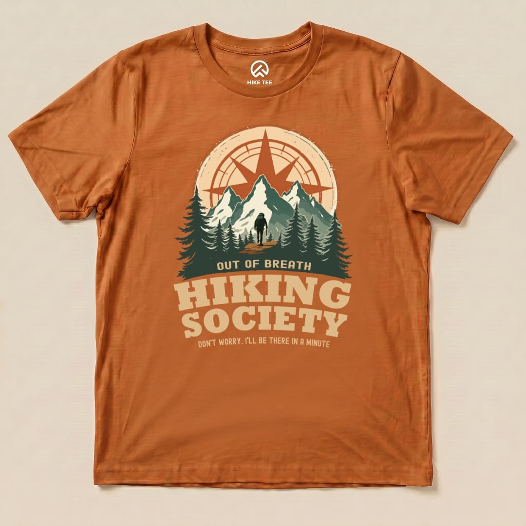 Hike Tee T-Shirt Autumn / S Out of Breath Hiking Society Shirt