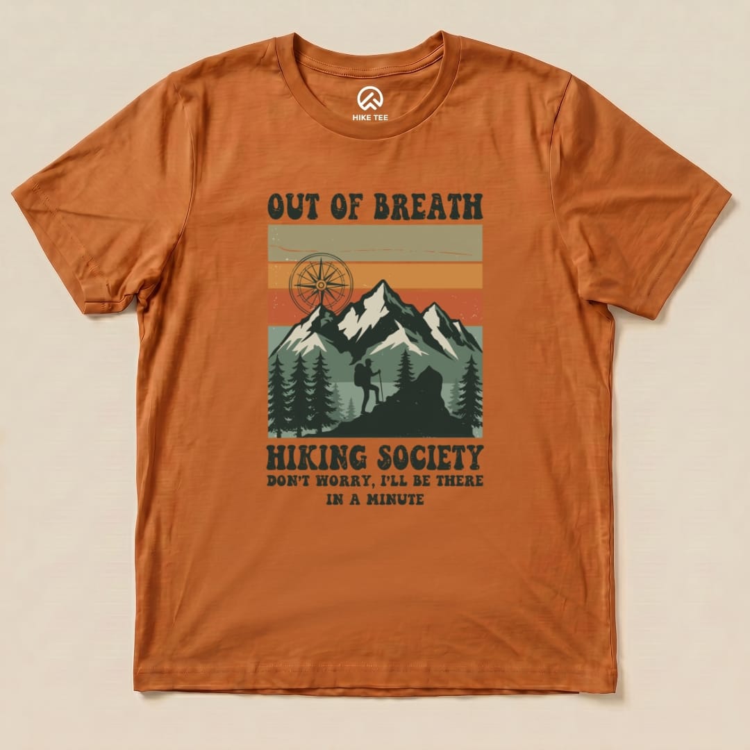 Hike Tee T-Shirt Autumn / S Out of Breath Hiking Society Shirt