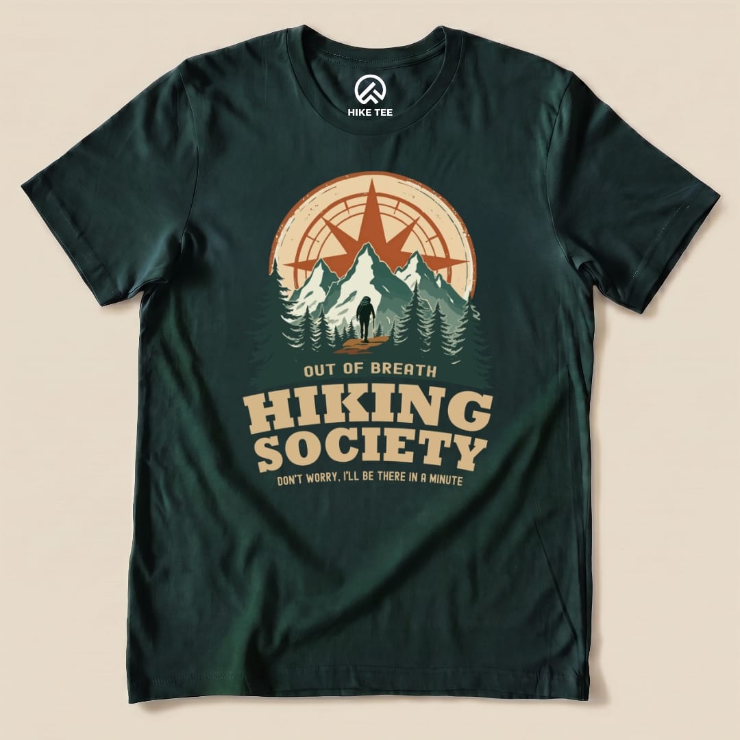 Hike Tee T-Shirt Forest / S Out of Breath Hiking Society Shirt