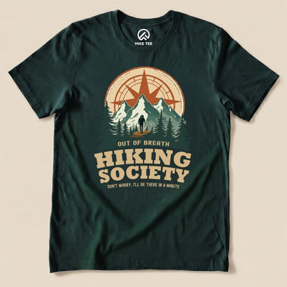 Hike Tee T-Shirt Forest / S Out of Breath Hiking Society Shirt
