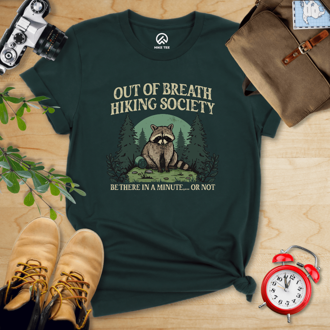 Hike Tee T-Shirt Forest / S Out of Breath Hiking Society