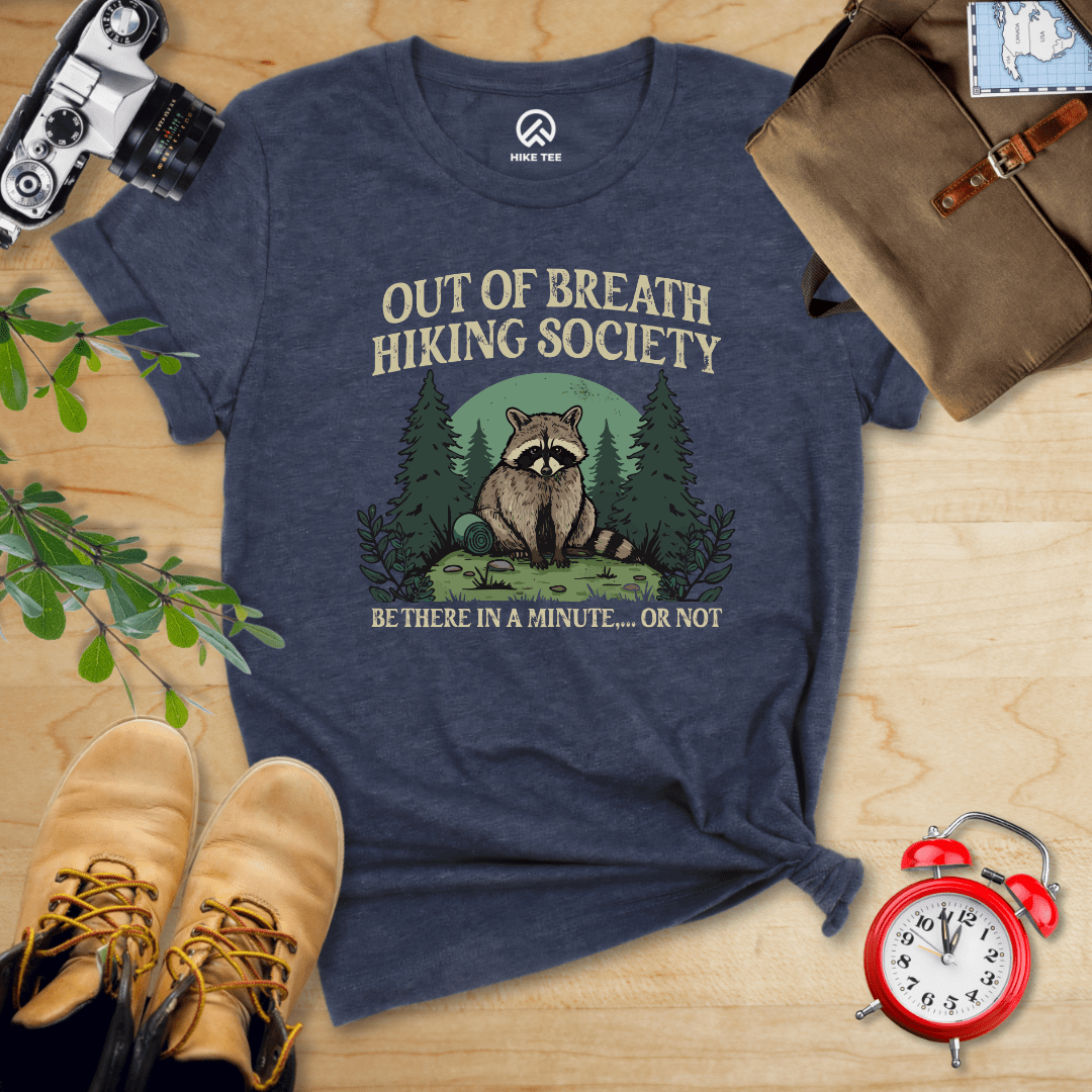 Hike Tee T-Shirt Heather Navy / S Out of Breath Hiking Society