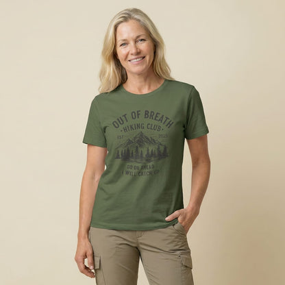 Hike Tee T-Shirt Out of Breath Mountains Shirt