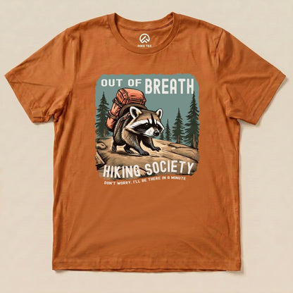 Out of Breath Raccoon Shirt Hike Tee T-Shirt Autumn / S