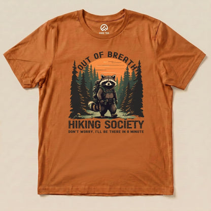 Out of Breath Raccoon Shirt Hike Tee T-Shirt Autumn / S