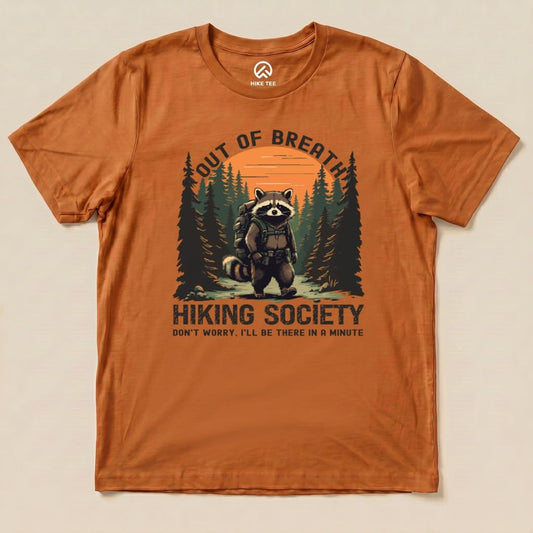 Out of Breath Raccoon Shirt Hike Tee T-Shirt Autumn / S