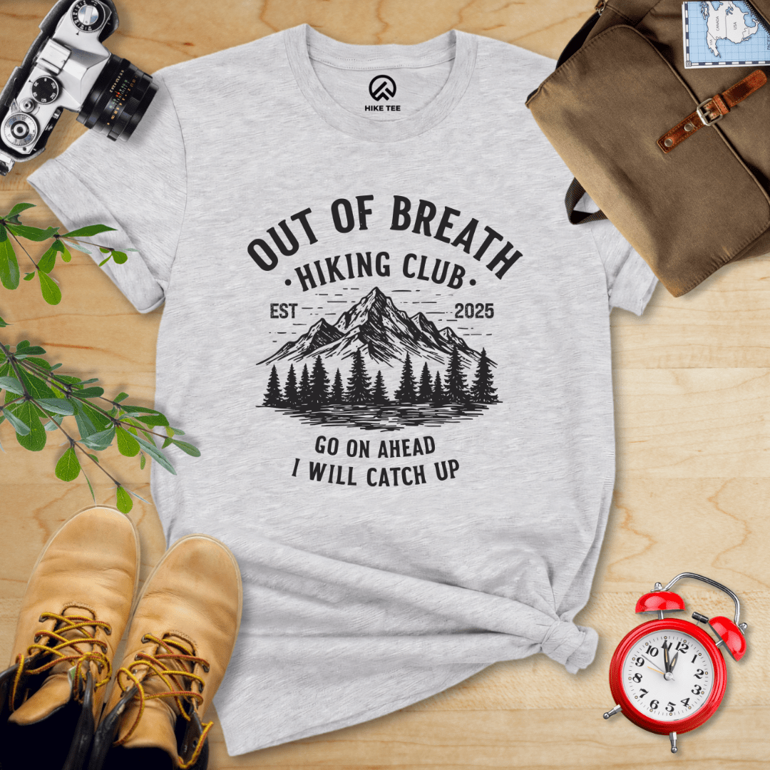 Hike Tee T-Shirt Athletic Heather / S Out of Breath Shirt