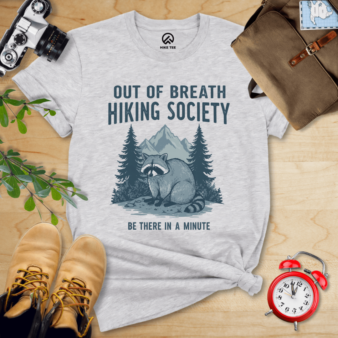Hike Tee T-Shirt Athletic Heather / S Out Of Breath Shirt