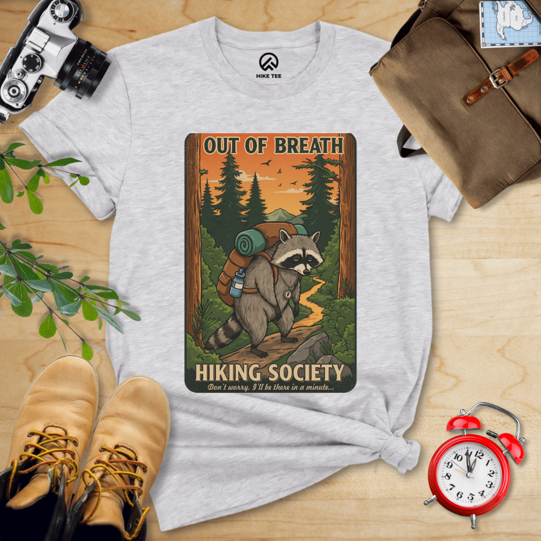Hike Tee T-Shirt Athletic Heather / S Out of Breath Shirt
