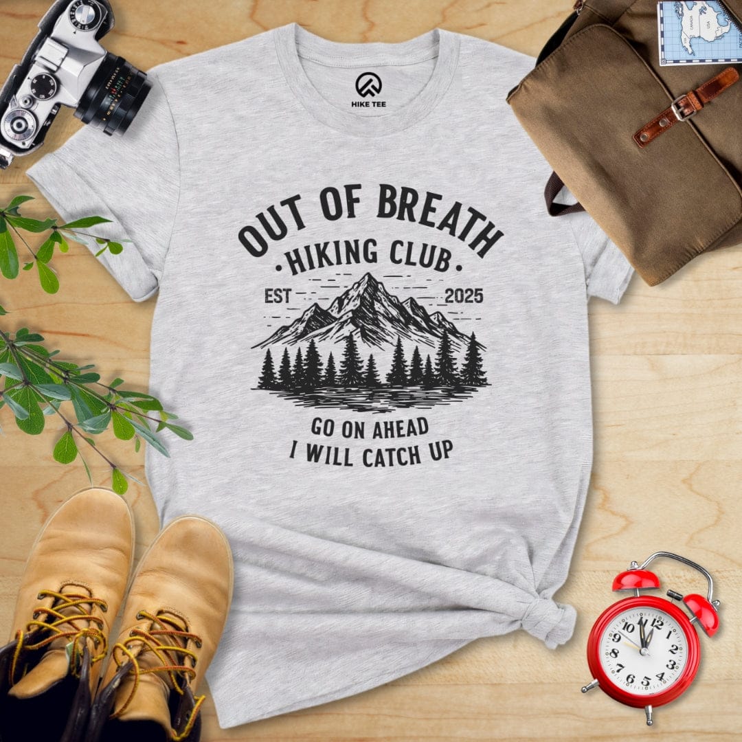 Printify T-Shirt Athletic Heather / S Out of Breath Shirt