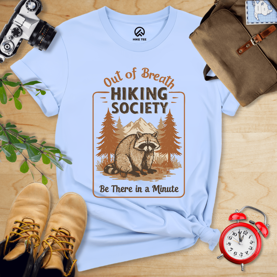 Hike Tee T-Shirt Baby Blue / S Out of Breath Shirt