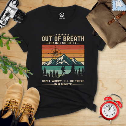 Hike Tee T-Shirt Black / S Out of Breath Shirt
