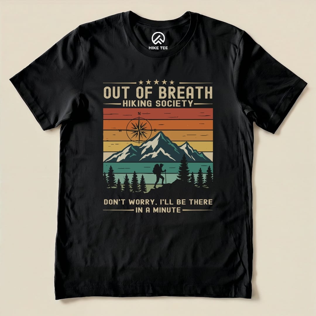 Hike Tee T-Shirt Black / S Out of Breath Shirt