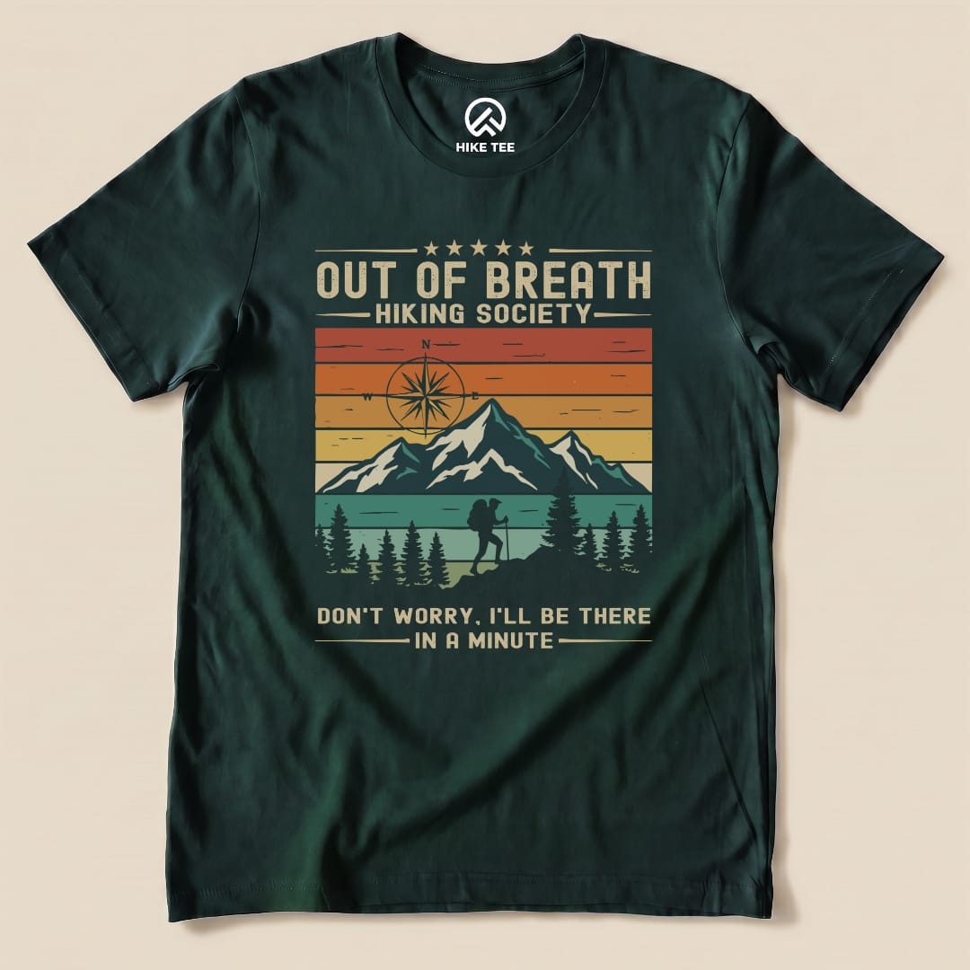 Hike Tee T-Shirt Forest / S Out of Breath Shirt