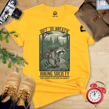 Hike Tee T-Shirt Gold / S Out of Breath Shirt