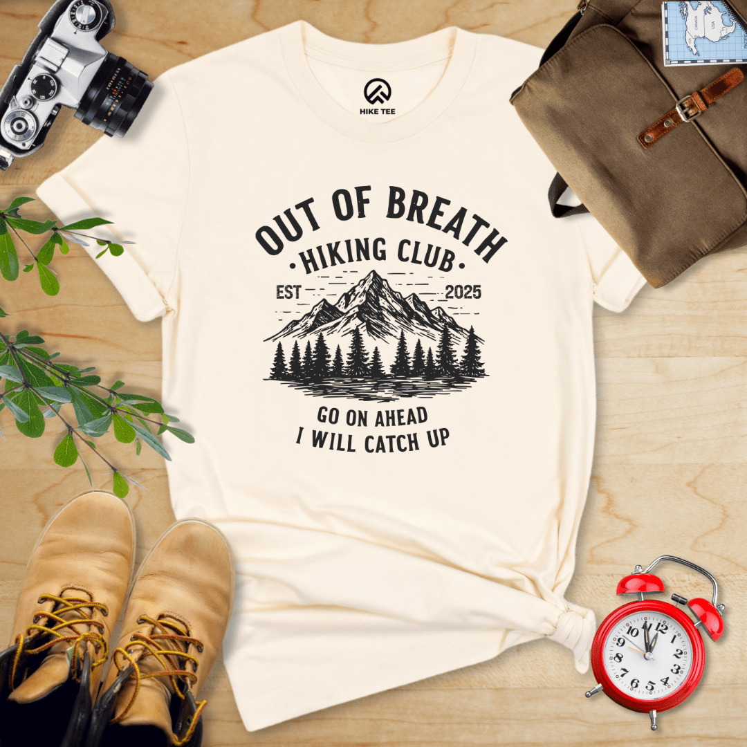 Hike Tee T-Shirt Natural / S Out of Breath Shirt