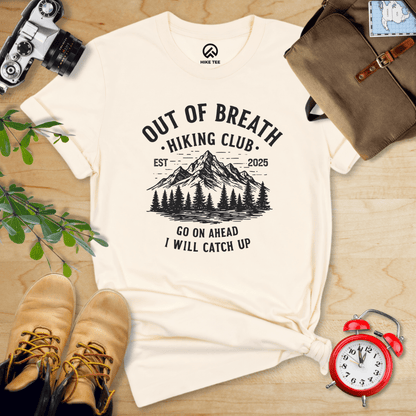 Hike Tee T-Shirt Natural / S Out of Breath Shirt