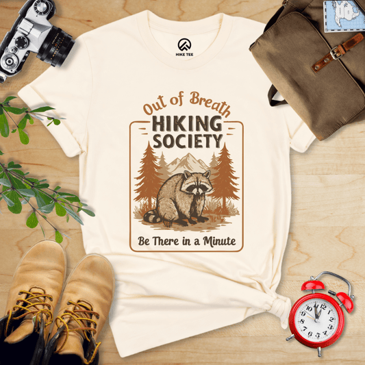 Hike Tee T-Shirt Natural / S Out of Breath Shirt