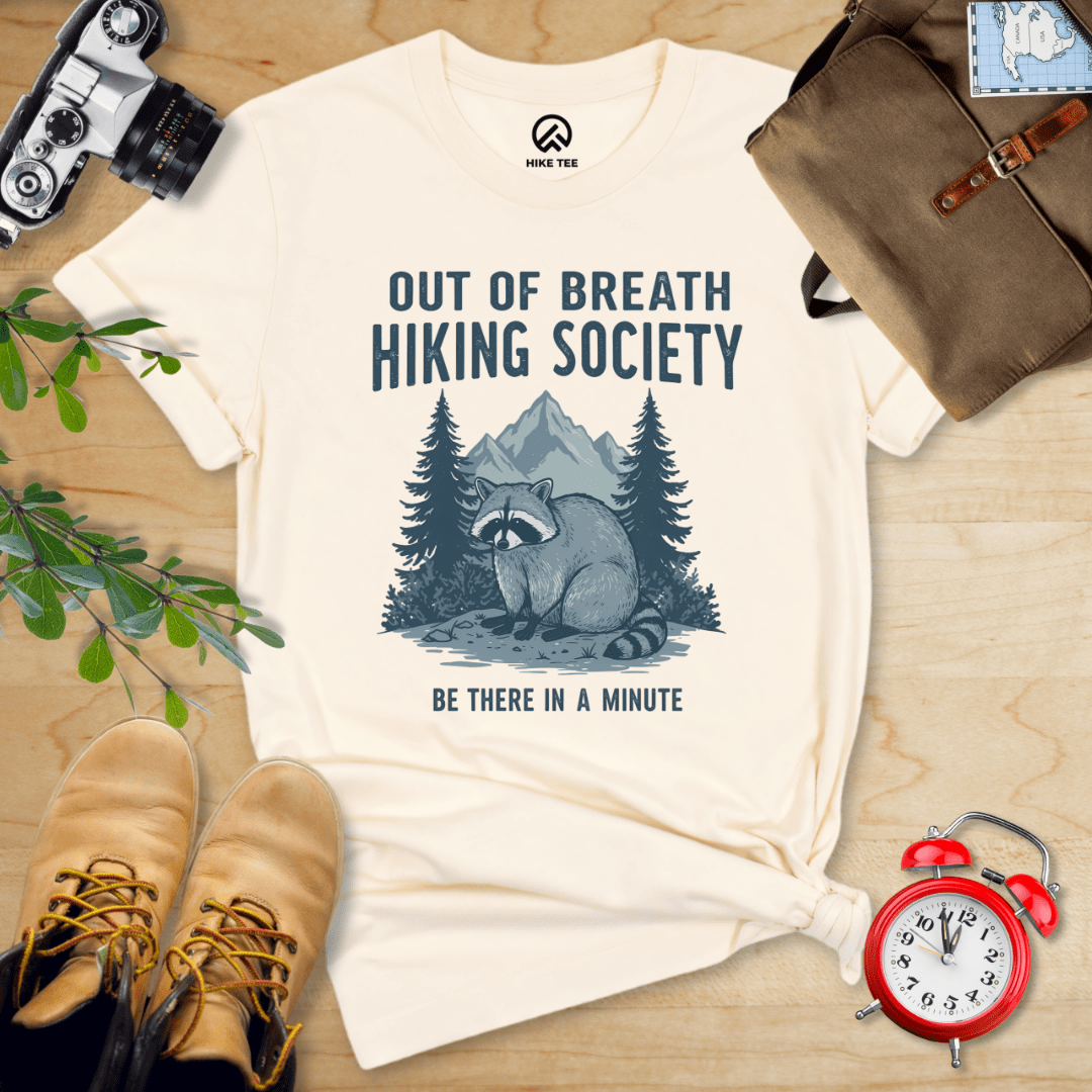 Hike Tee T-Shirt Natural / S Out Of Breath Shirt