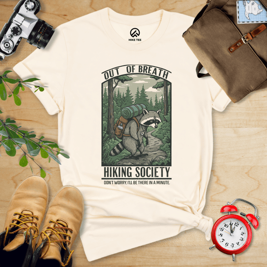 Hike Tee T-Shirt Natural / S Out of Breath Shirt
