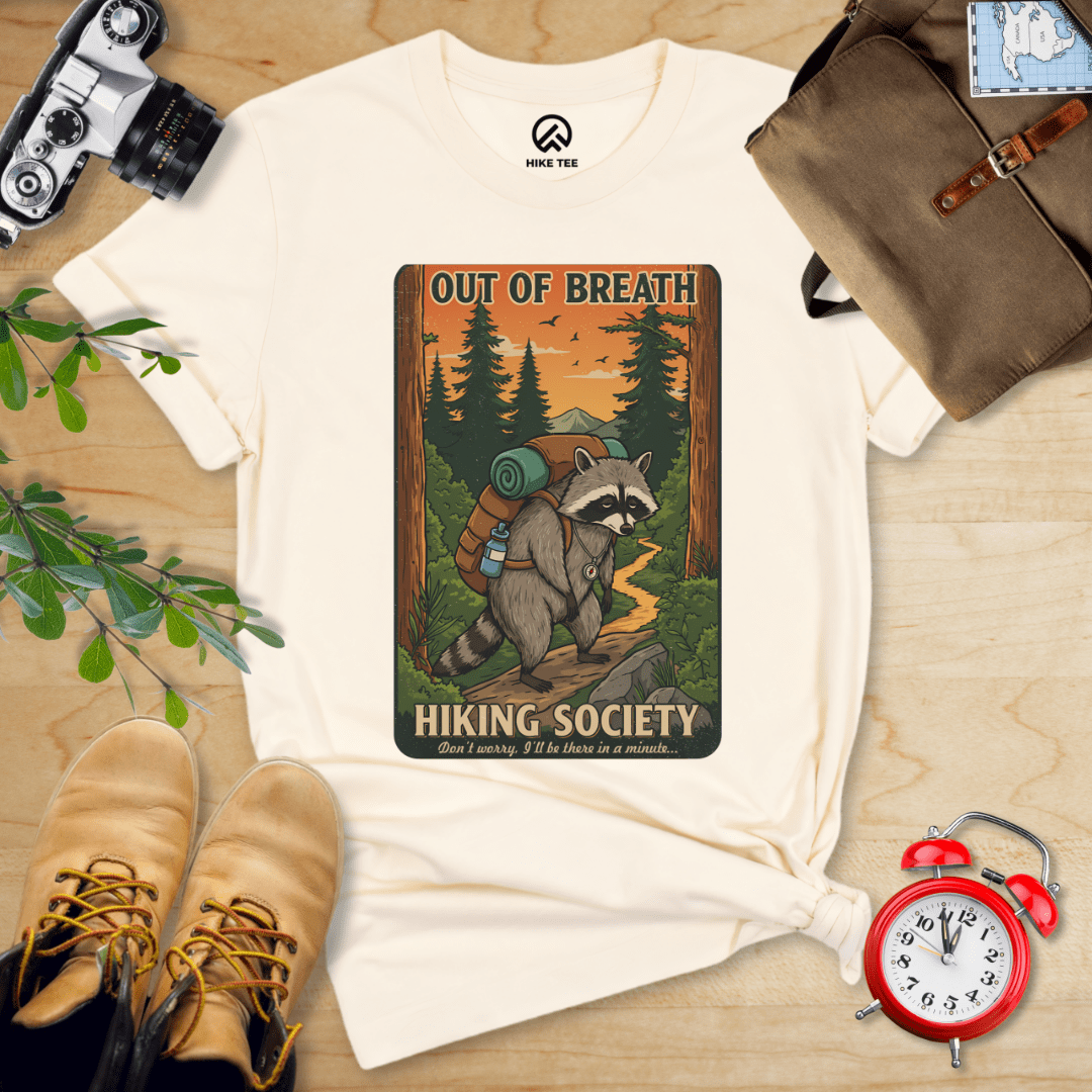 Hike Tee T-Shirt Natural / S Out of Breath Shirt