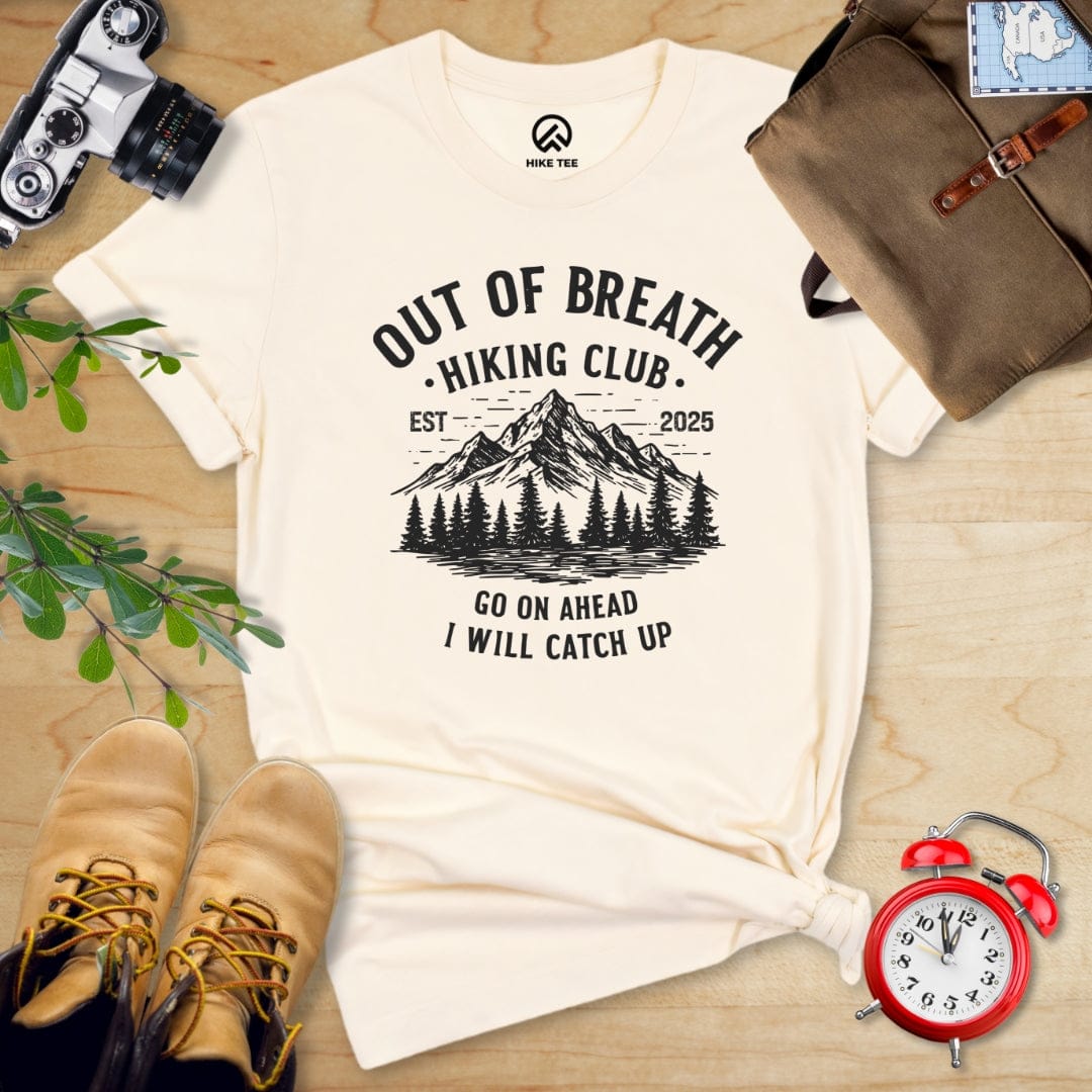 Printify T-Shirt Natural / S Out of Breath Shirt