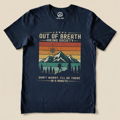 Hike Tee T-Shirt Navy / S Out of Breath Shirt
