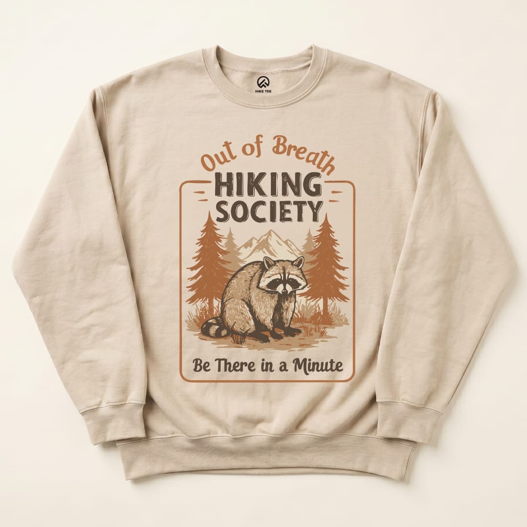 Out of Breath Sweatshirt Hike Tee Sweatshirt Sand / S