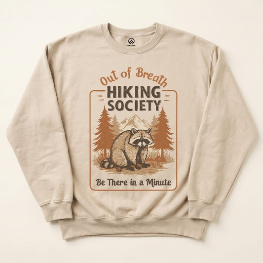 Out of Breath Sweatshirt Hike Tee Sweatshirt Sand / S