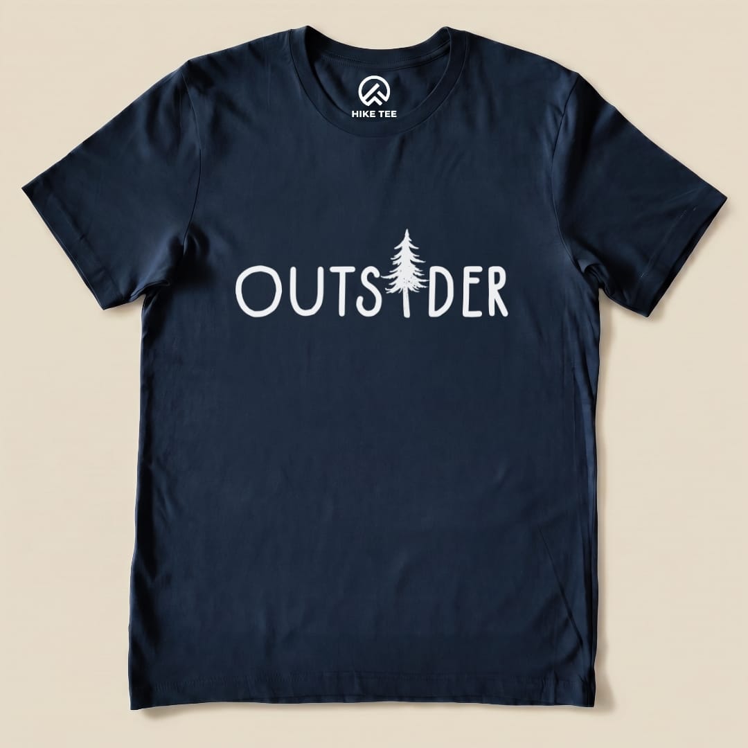 Outs!der Shirt Hike Tee T-Shirt Navy / S
