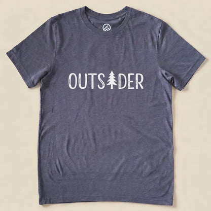 Outsider Shirt Hike Tee T-Shirt Heather Navy / S