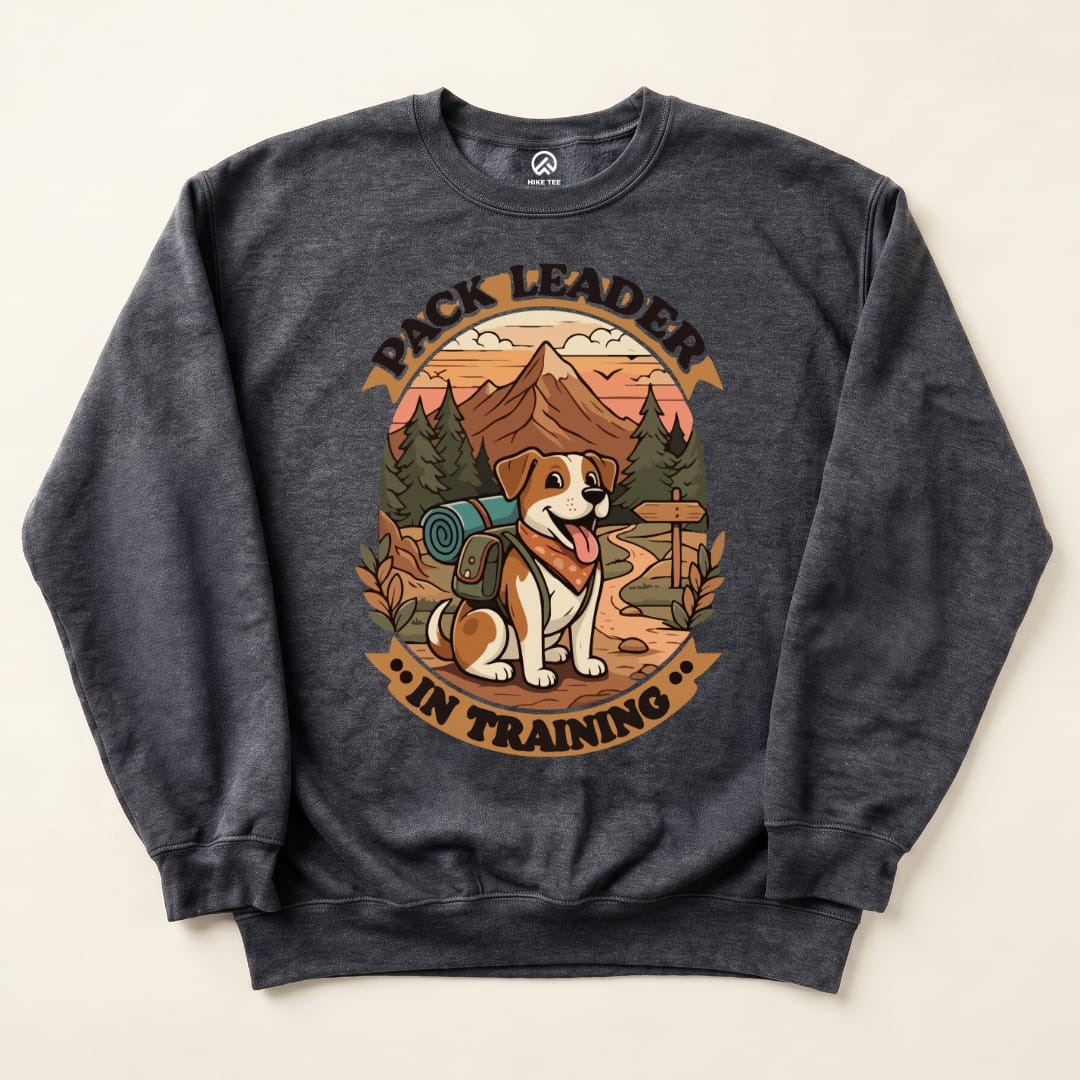 Packleader Sweatshirt Hike Tee Sweatshirt Dark Heather / S