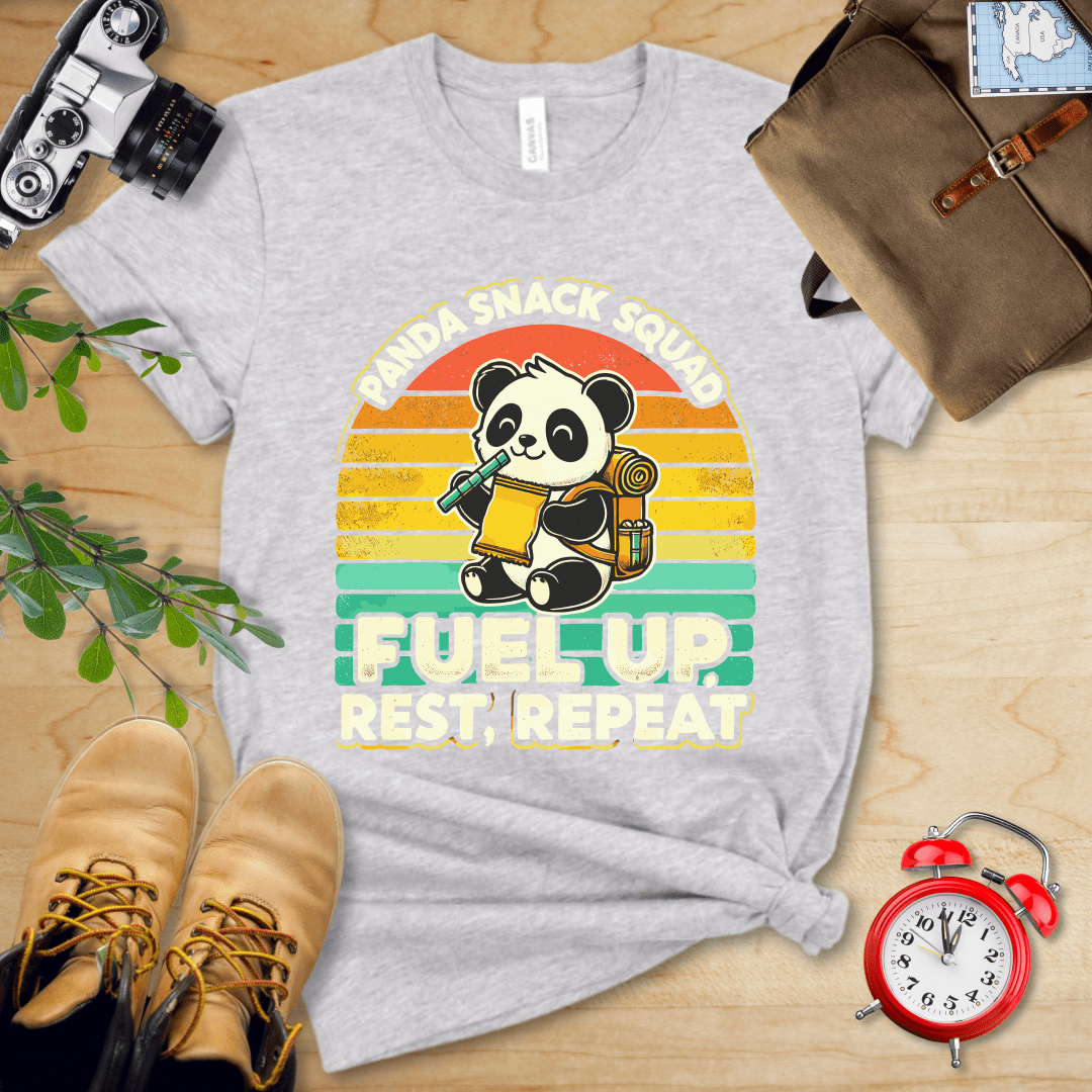 Hike Tee T-Shirt Athletic Heather / S Panda Snack Squad Shirt