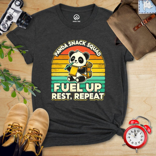 Hike Tee T-Shirt Dark Grey Heather / S Panda Snack Squad Shirt