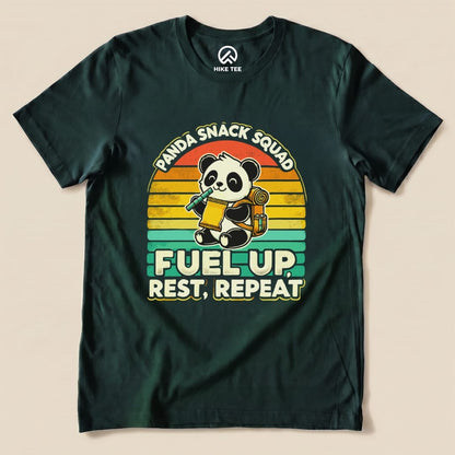 Panda Snack Squad Shirt Hike Tee T-Shirt Forest / S