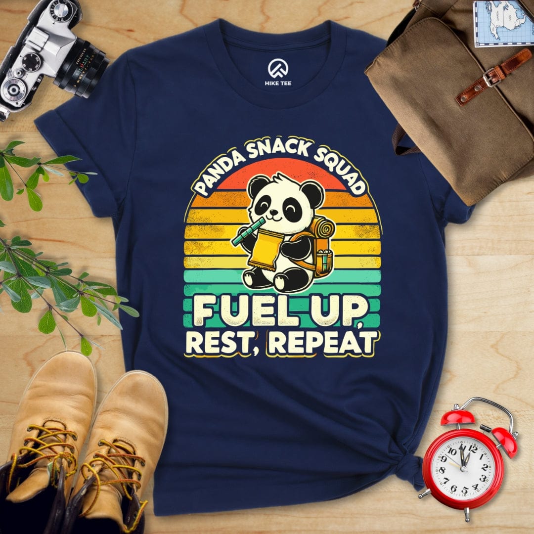 Hike Tee T-Shirt Navy / S Panda Snack Squad Shirt