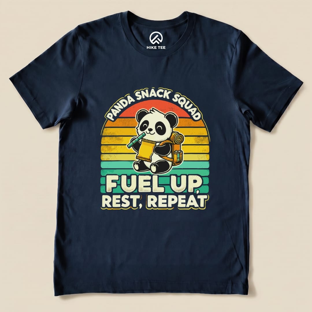 Panda Snack Squad Shirt Hike Tee T-Shirt Navy / S