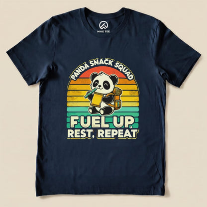 Panda Snack Squad Shirt Hike Tee T-Shirt Navy / S