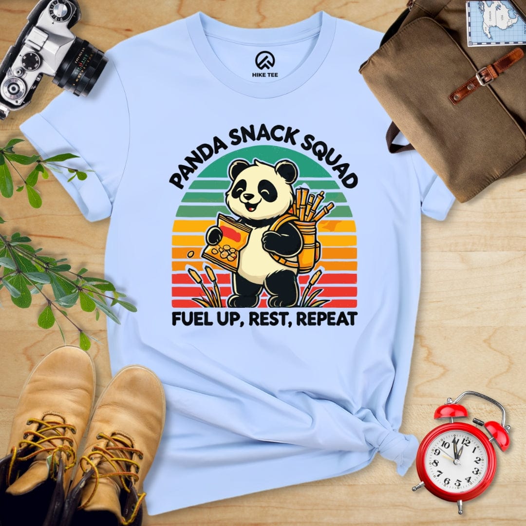 Hike Tee T-Shirt Baby Blue / S Panda Snack Squad