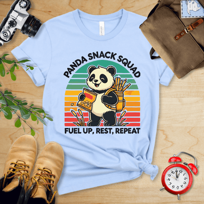 Hike Tee T-Shirt Baby Blue / S Panda Snack Squad