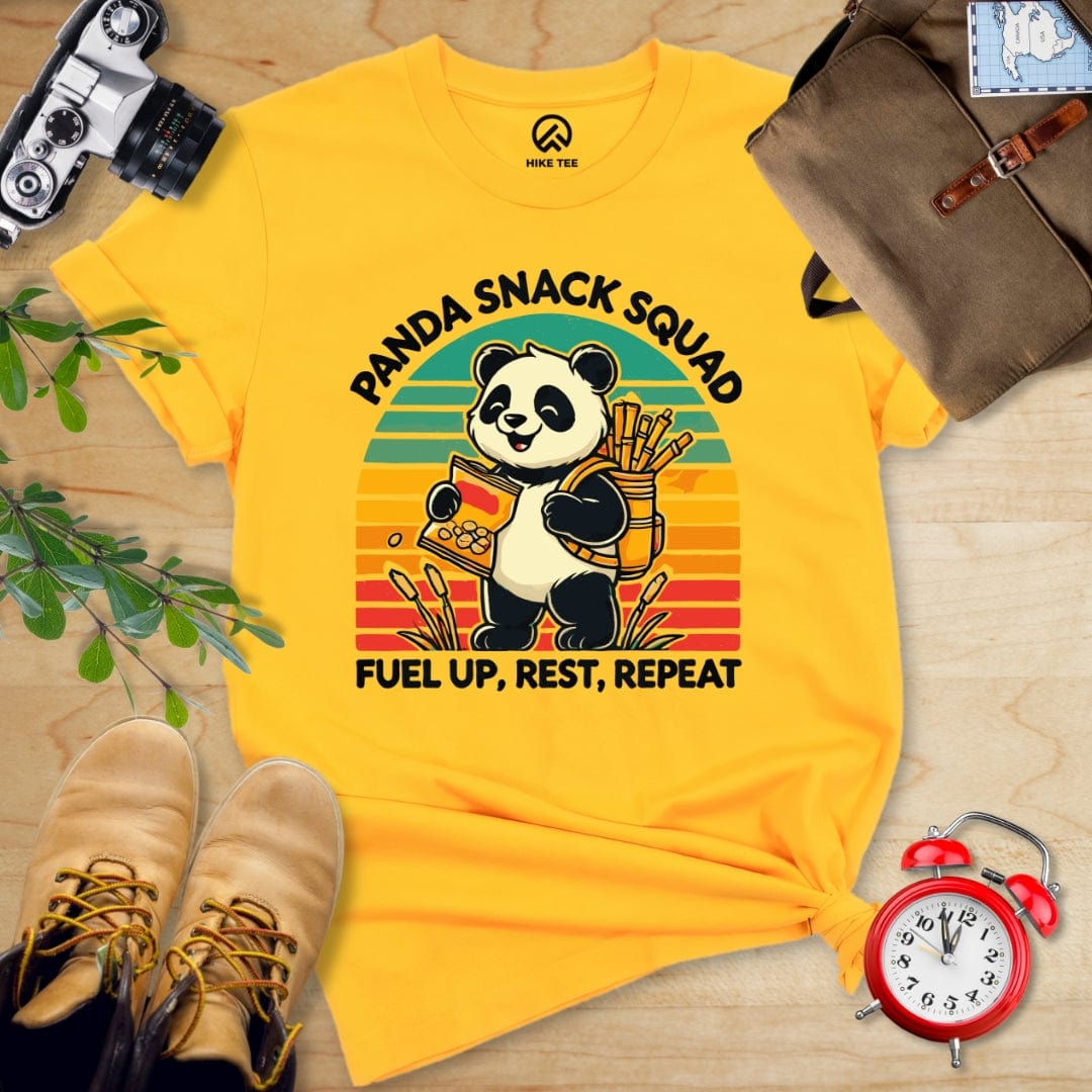 Hike Tee T-Shirt Gold / S Panda Snack Squad