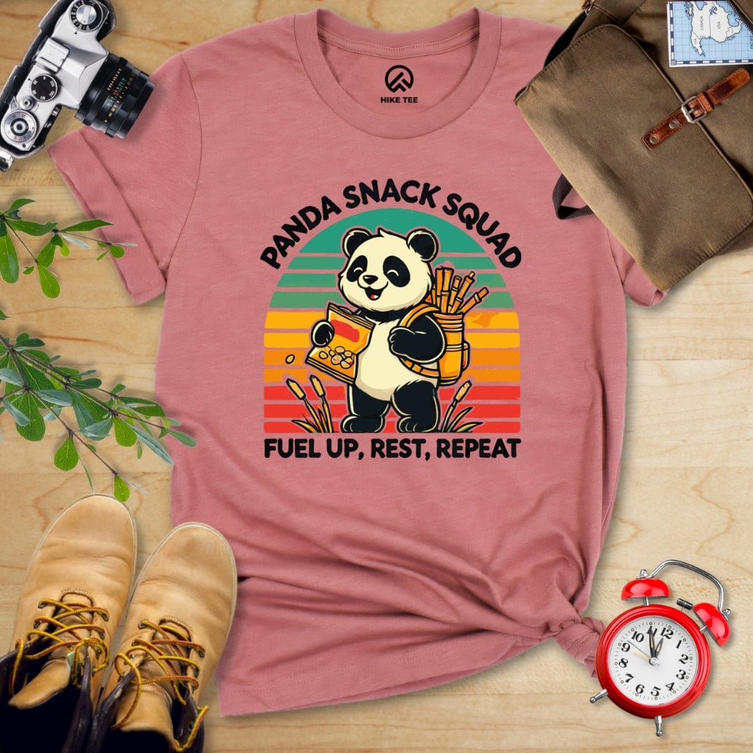 Hike Tee T-Shirt Heather Mauve / S Panda Snack Squad