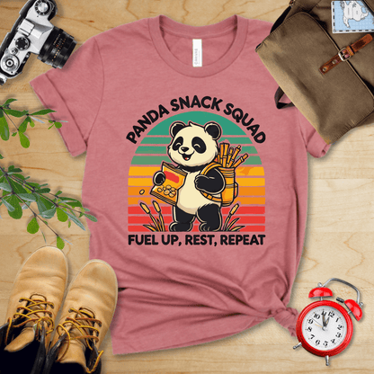 Hike Tee T-Shirt Heather Mauve / S Panda Snack Squad