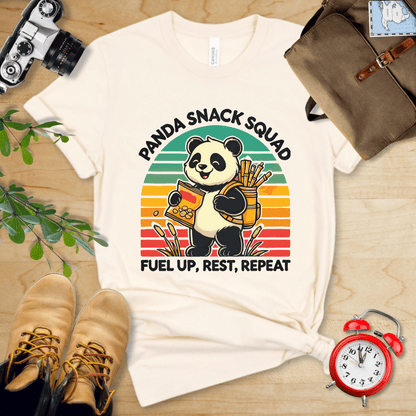 Hike Tee T-Shirt Natural / S Panda Snack Squad