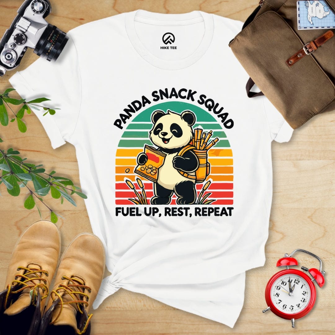 Hike Tee T-Shirt White / S Panda Snack Squad