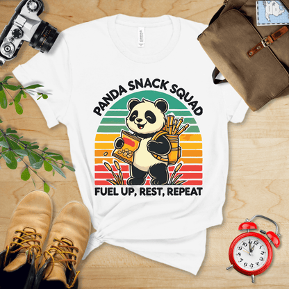 Hike Tee T-Shirt White / S Panda Snack Squad