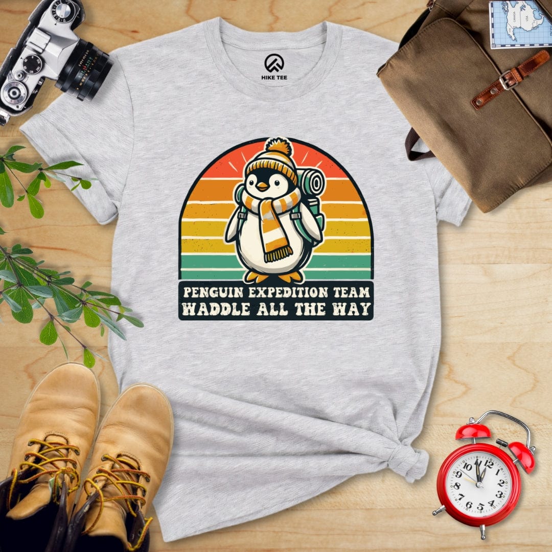 Hike Tee T-Shirt Athletic Heather / S Penguin Expedition Team Shirt