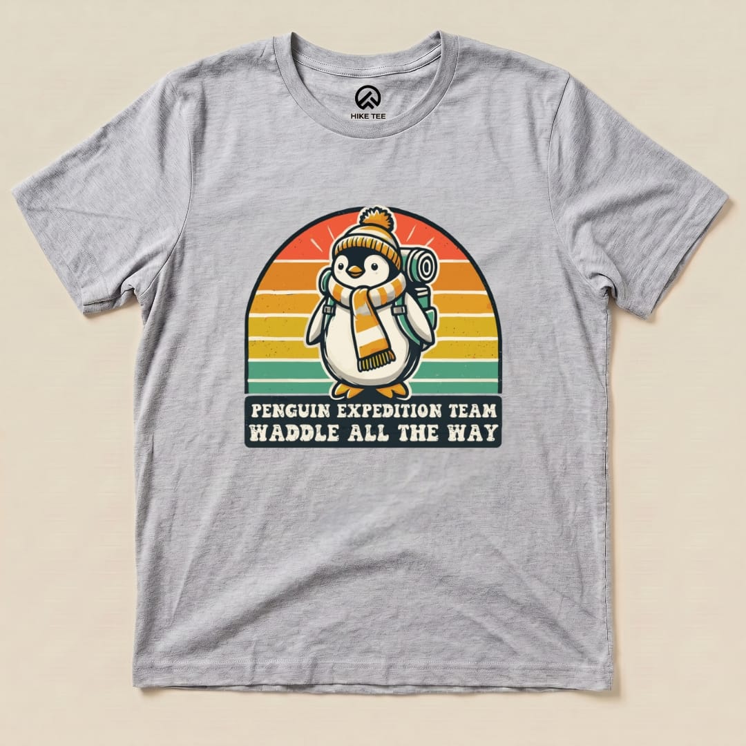 Penguin Expedition Team Shirt Hike Tee T-Shirt Athletic Heather / S