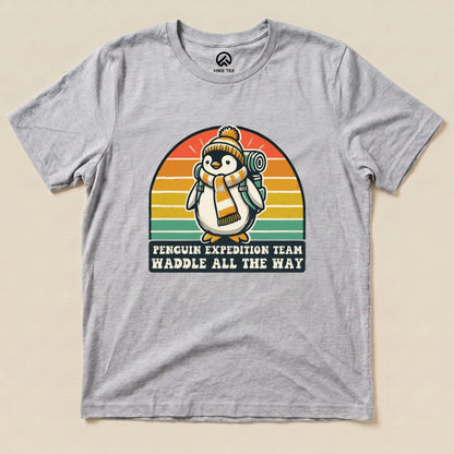 Penguin Expedition Team Shirt Hike Tee T-Shirt Athletic Heather / S