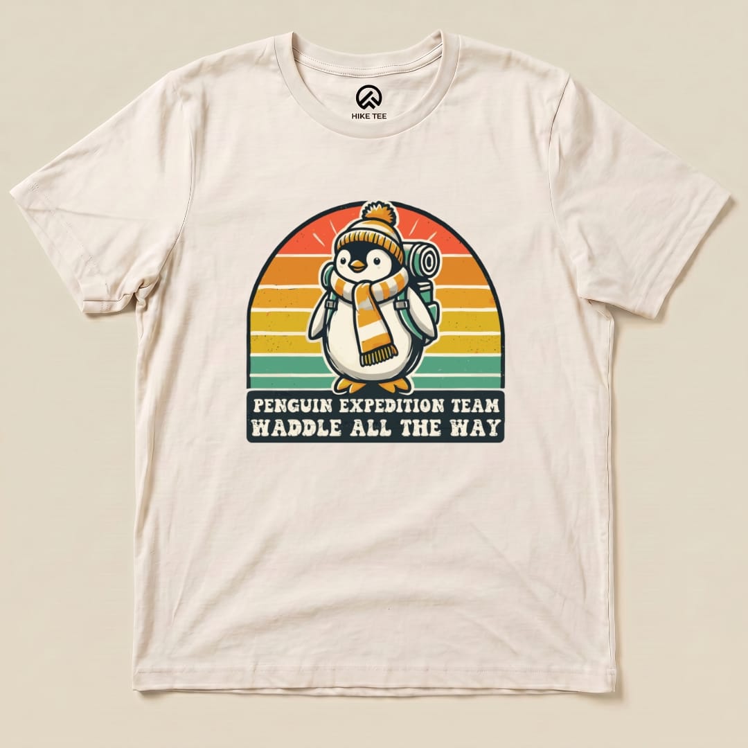 Penguin Expedition Team Shirt Hike Tee T-Shirt Natural / S